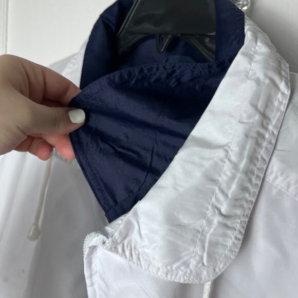 Vintage 90s Bermuda Sports White Windbreaker Jacket Size Unisex Small Nautical - Picture 10 of 12